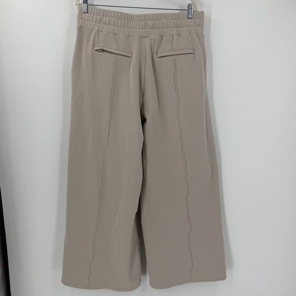 Popflex Plane Pants Silver Birch Large Petite Wide Leg Cozy Comfy Sweatpants - Picture 8 of 8